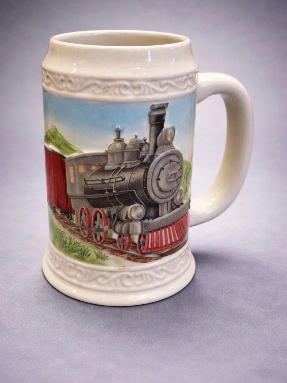 Papel Giftware 3D Steam Train Railroad Ceramic Mug